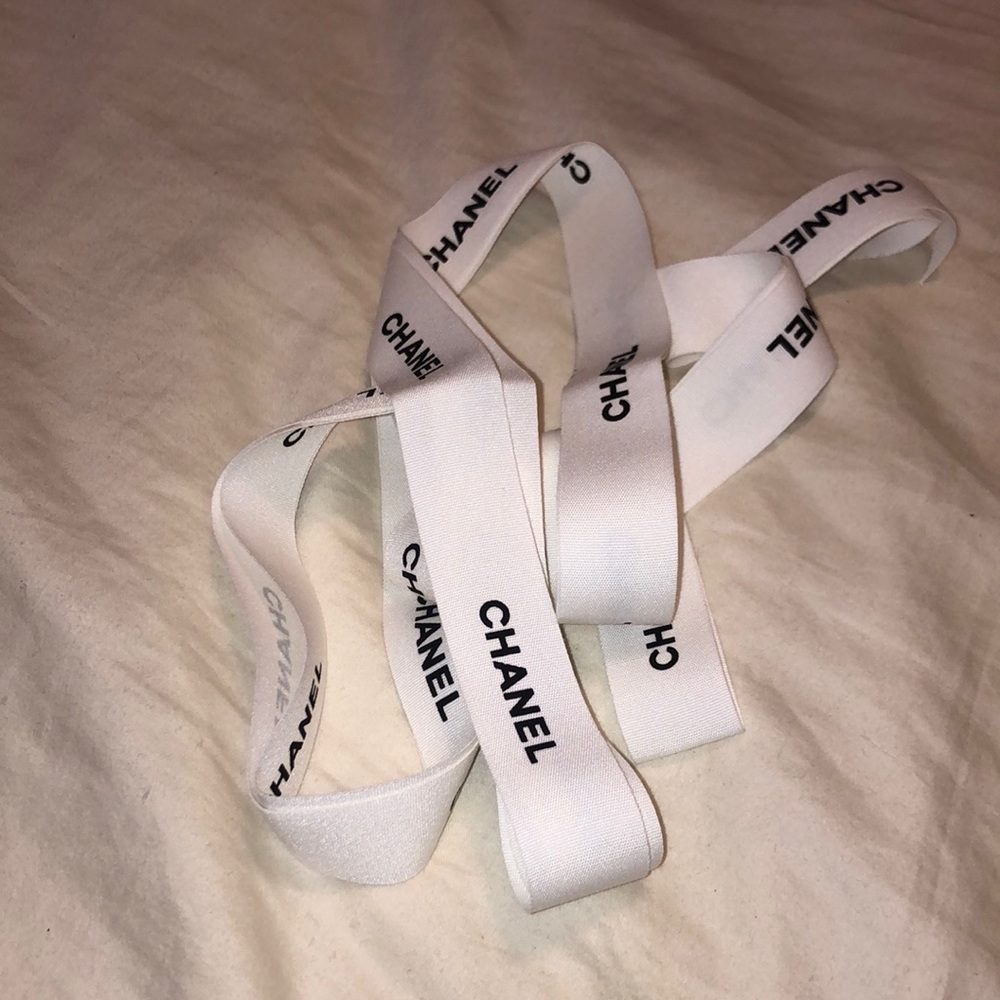 Chanel gift wrap wrapping ribbon 100 inches long